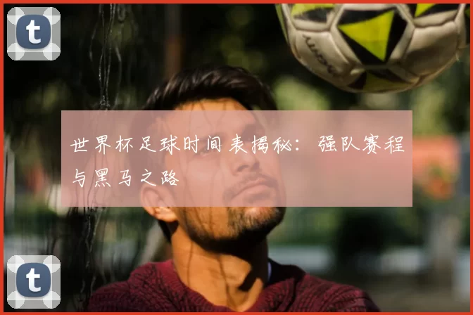 世界杯足球时间表揭秘：强队赛程与黑马之路