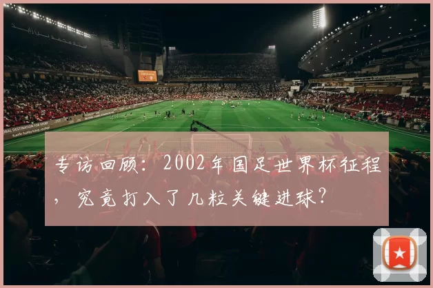 专访回顾:2002年国足世界杯征程,究竟打入了几粒关键进球?