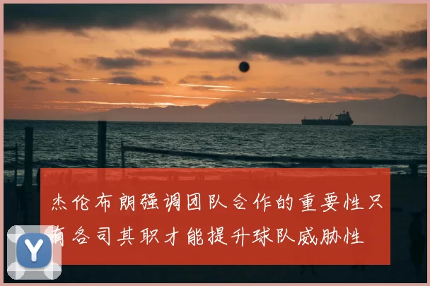 杰伦布朗强调团队合作的重要性只有各司其职才能提升球队威胁性